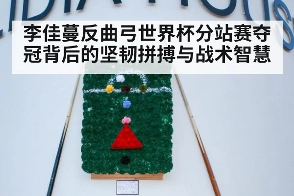李佳蔓反曲弓世界杯分站赛夺冠背后的坚韧拼搏与战术智慧